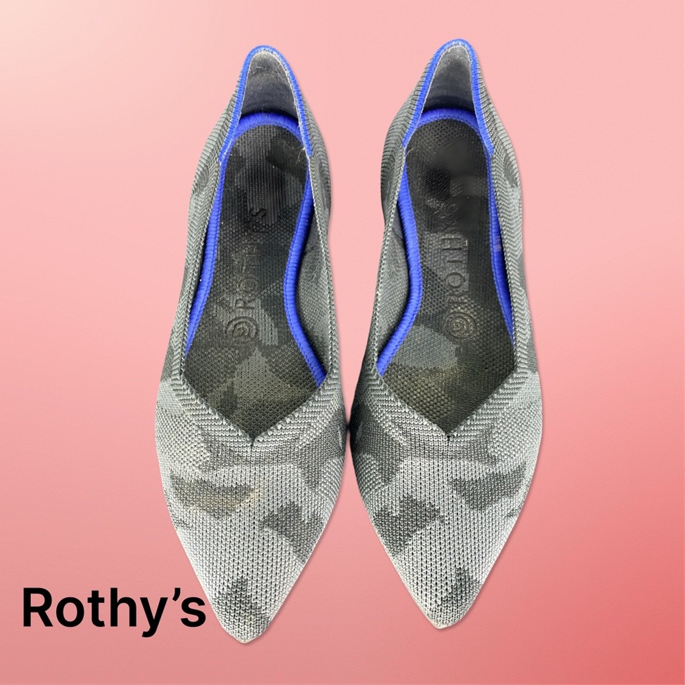 Rothy's The Point, CAMO size 8, retired print